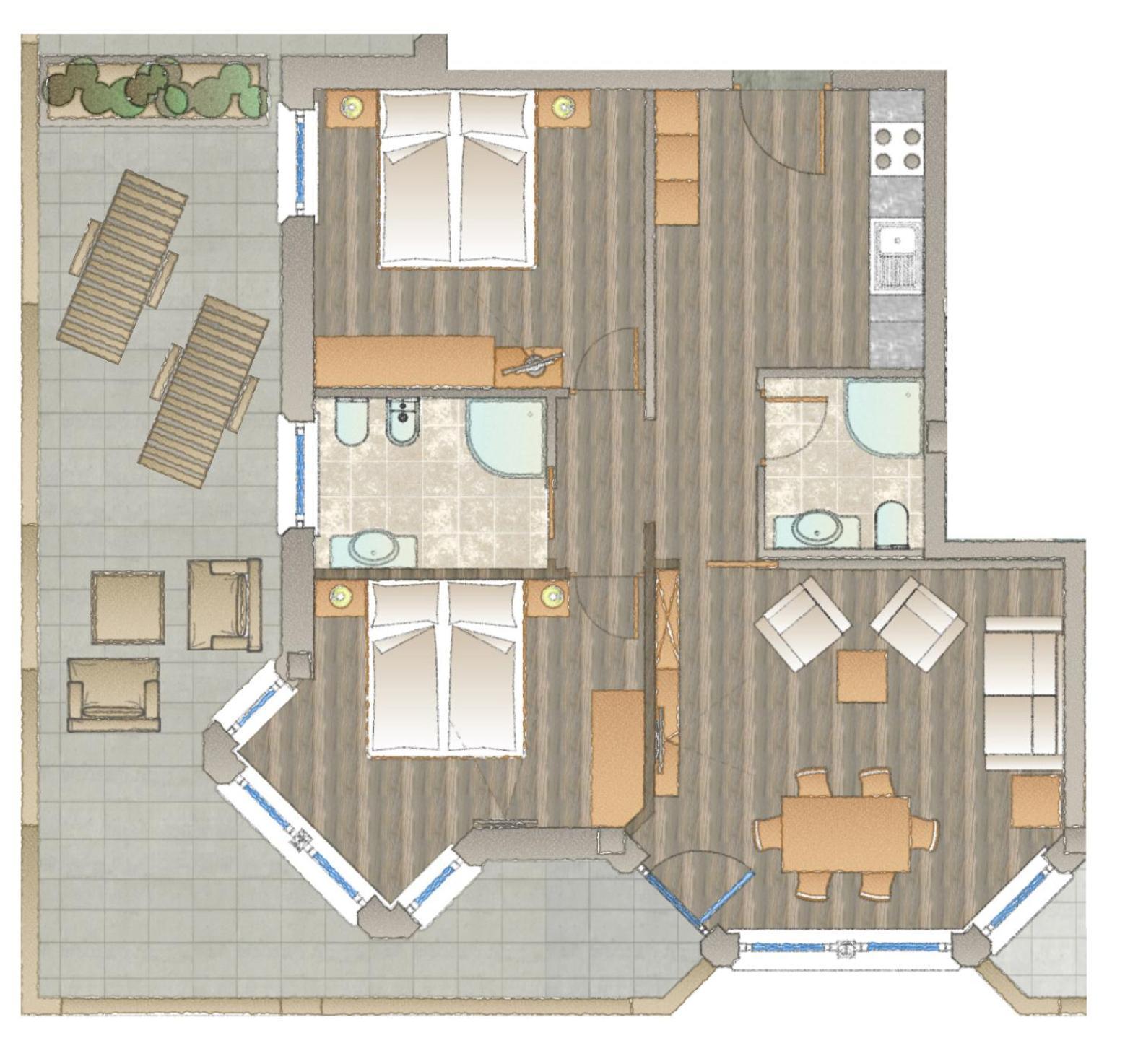 Apartments Belaval Santa Cristina Val Gardena Екстер'єр фото